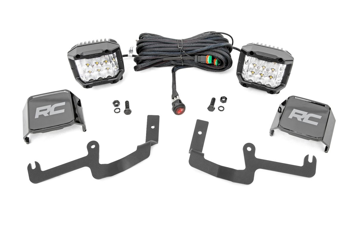 Chevrolet Silverado 1500 LED Light Kit - Ditch Mount - Rough Country - 3